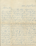 Letter from Mary Jones to Cromwell Anson Jones, 1879 July 19