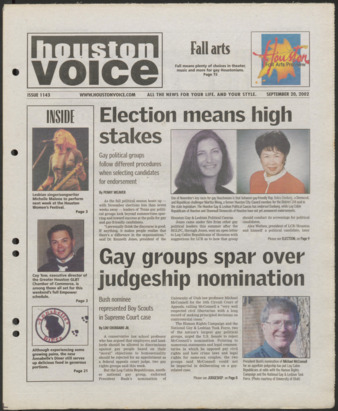 Houston Voice, No. 1143, September 20, 2002