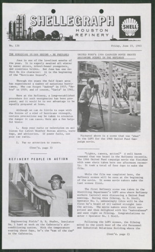 Shellegraph, No. 138, June 25, 1965