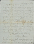Letter from Mary Jones to Cromwell Anson Jones, 1874 August 20