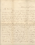 Letter from Mary Jones to Cromwell Anson Jones, 1878 January 9