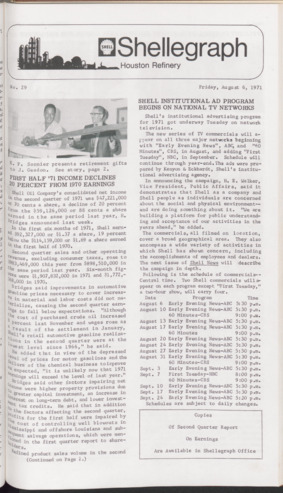 Shellegraph, No. 29, August 6, 1971