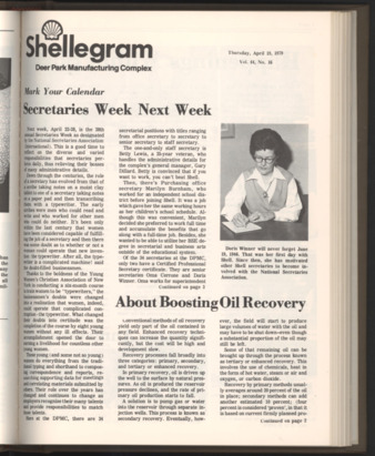 Shellegram, Vol. 44, No. 16, April 19, 1979
