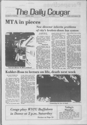 The Daily Cougar. Vol. 46, No. 24, September 28, 1979.