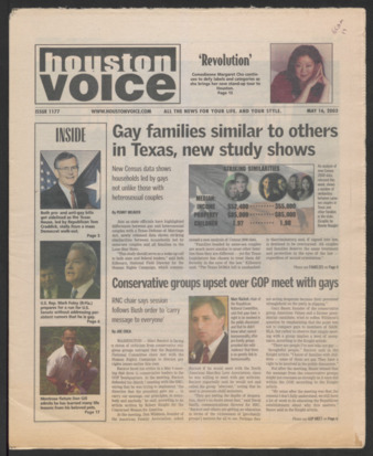 Houston Voice, No. 1177, May 16, 2003
