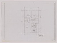 Job 67-17, Unidentified apartment project, Unnumbered sheet: Type C unit floor plan