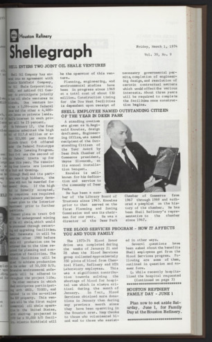Shellegram, Vol. 39, No. 9, March 1, 1974