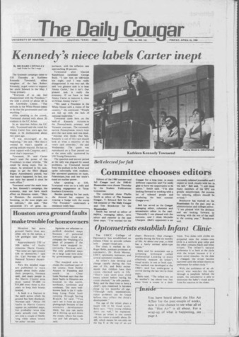 The Daily Cougar. Vol. 46, No. [134], April 25, 1980.