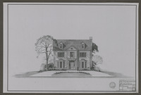 Job 88-34, 4061 Stanford Ave., Sheet 1: Front elevation
