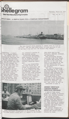 Shellegram, Vol. 42, No. 9, March 10, 1977