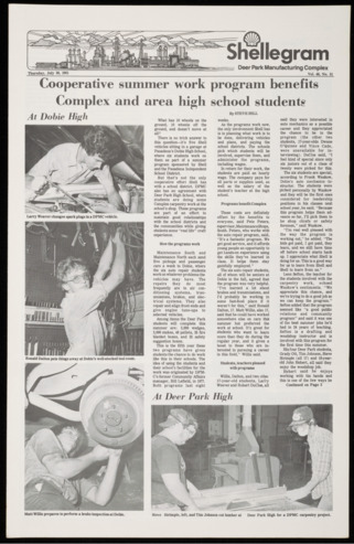 Shellegram, Vol. 46, No. 31, July 30, 1981