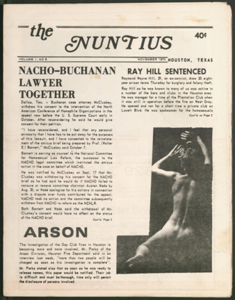 The Nuntius, Vol. 1, No. 5, November 1970