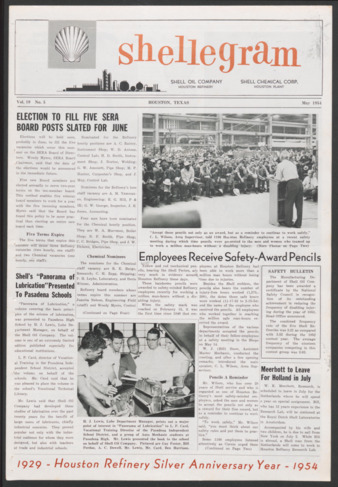 Shellegram, Vol. 19, No. 5, May 1954 