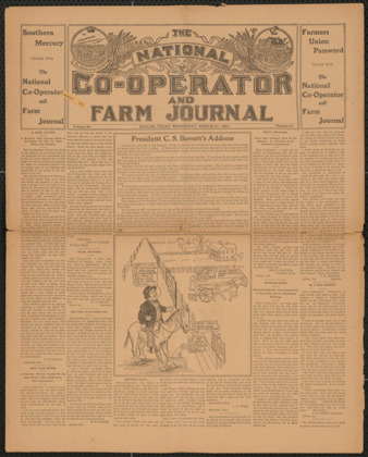 The National Co-Operator and Farm Journal, Vol. 28, No. 25, March 27, 1907