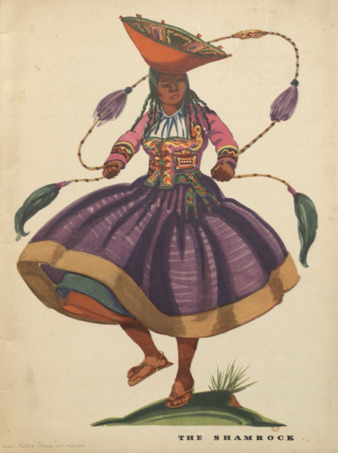 The Shamrock Hotel menu, February 26, 1952