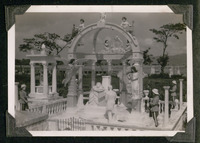 Guards stationed at a gravesite