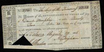 Pay note for Daniel Murphey