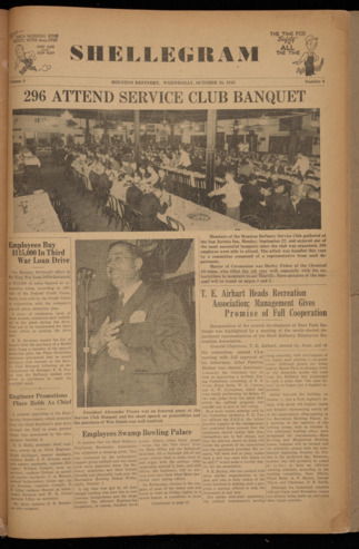 The Shellegram, Vol. 8, No. 8, October 20, 1943 