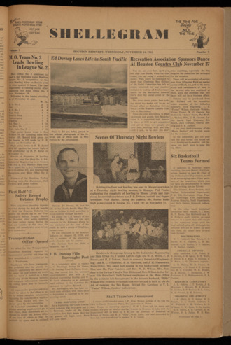 The Shellegram, Vol. 8, No. 9, November 24, 1943