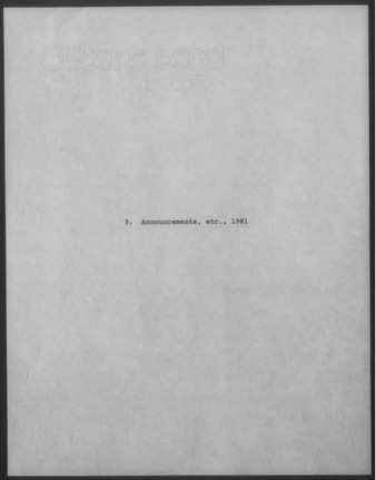 Mary Myart Malott Announcements, Clippings, Catalogues, 1981