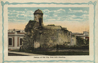 Portion of old city wall still standing