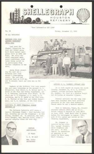 Shellegraph, No. 36, December 13, 1963 