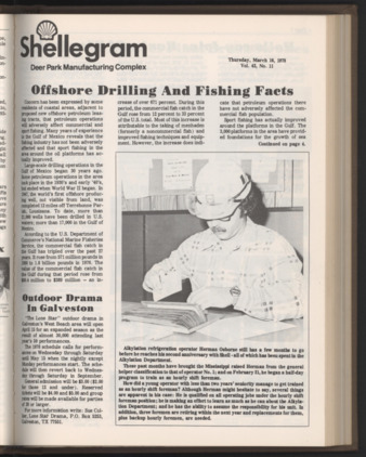 Shellegram, Vol. 43, No. 11, March 16, 1978