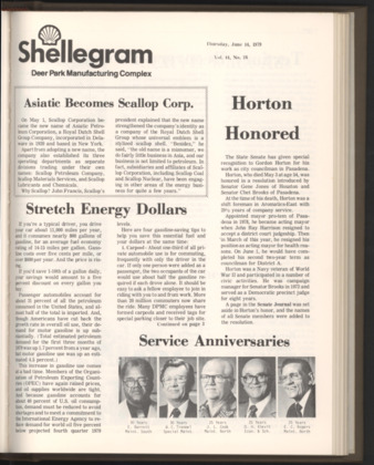 Shellegram, Vol. 44, No. 24, June 14, 1979