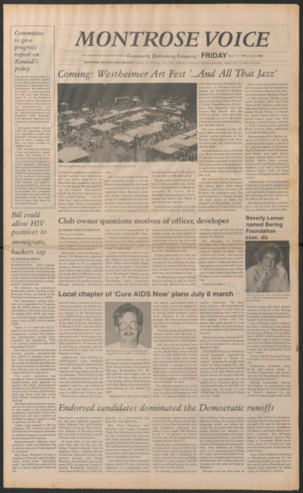 Montrose Voice, No. 494, April 13, 1990