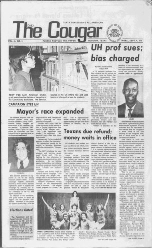 The Daily Cougar. Vol. 42, No. 3, September 4, 1975.