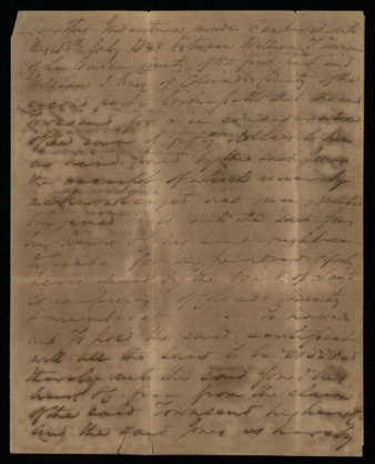 Land deed transfer to William Jones