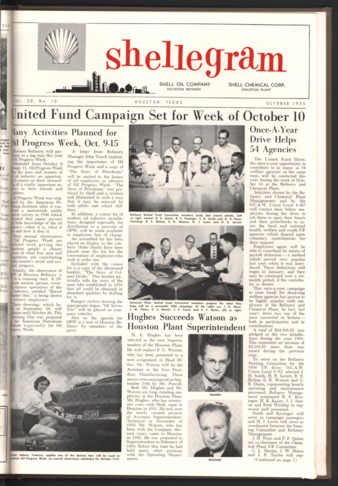 Shellegram, Vol. 20, No. 10, October 1955