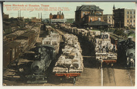 Cotton blockade at Houston, Texas