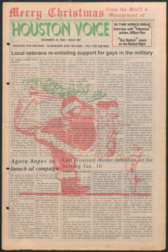 Houston Voice, No. 687, December 24, 1993