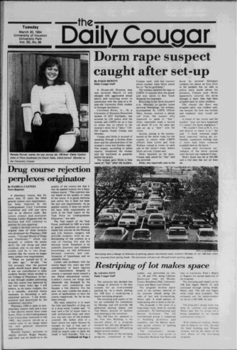 The Daily Cougar. Vol. 50, No. 86, March 20, 1984.