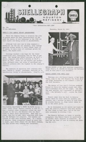 Shellegraph, No. 124, March 18, 1965