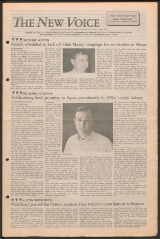 The New Voice, No. 675, October 1-7, 1993