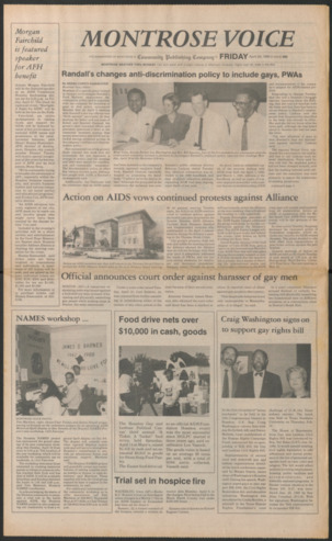 Montrose Voice, No. 495, April 20, 1990