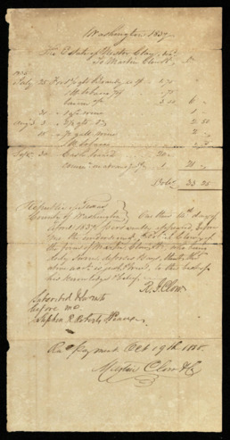 Bill from Martin & Clow Co. to Nestor Clay