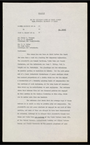 Copy of opinion no. 89956, Manuel Martinez et al. vs. Owen W. Kilday et al.