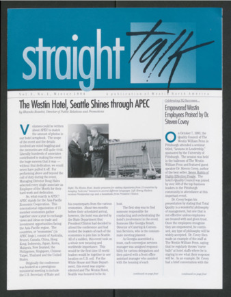 Straight Talk, Vol. 3, No. 1, Winter 1994
