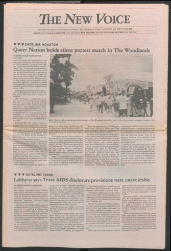 The New Voice, No. 562, August 2-8, 1991