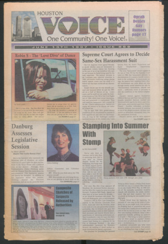 Houston Voice, No. 868, June 13, 1997
