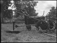 Side view of a tractor