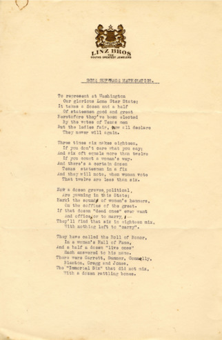 Some Suffrage Mathematics