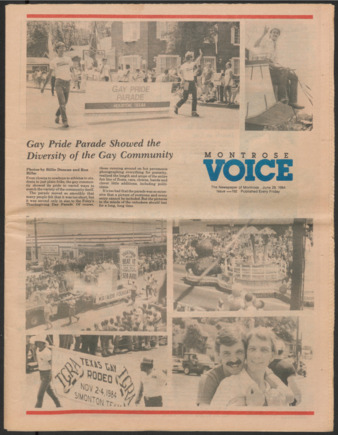 Montrose Voice, No. 192, June 29, 1984