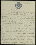 Letter from William M. Slough, S1C, to Dorothy Wagner Slough, 1934 June 29