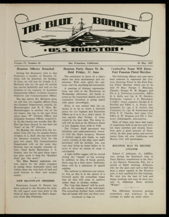 The Blue Bonnet, Vol. 4, No. 22, May 28, 1937