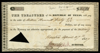 Pay certificate to Mitten Bennett