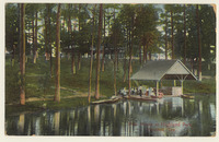 Boat house at Highland Park, Houston, Texas